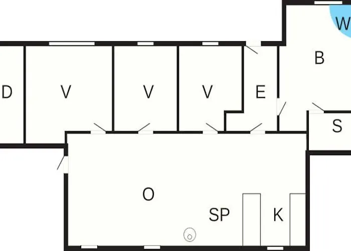Feriehus 6 Person In Jerup